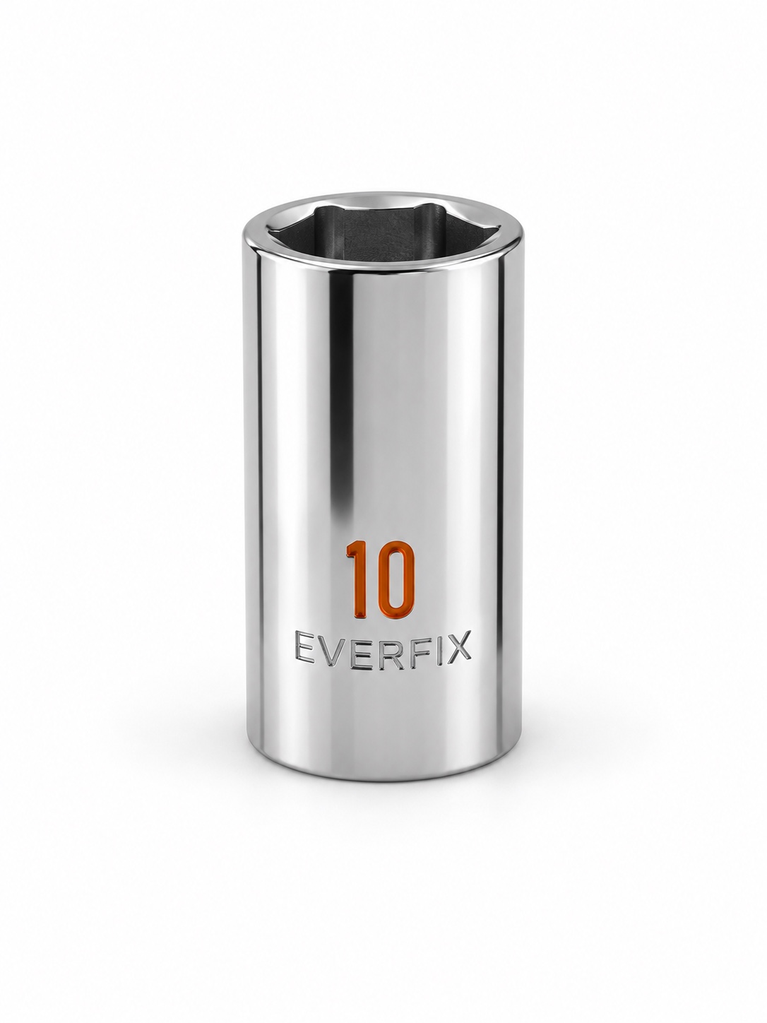 LY Tools 1/4-inch chrome 6-point short socket · 10 mm