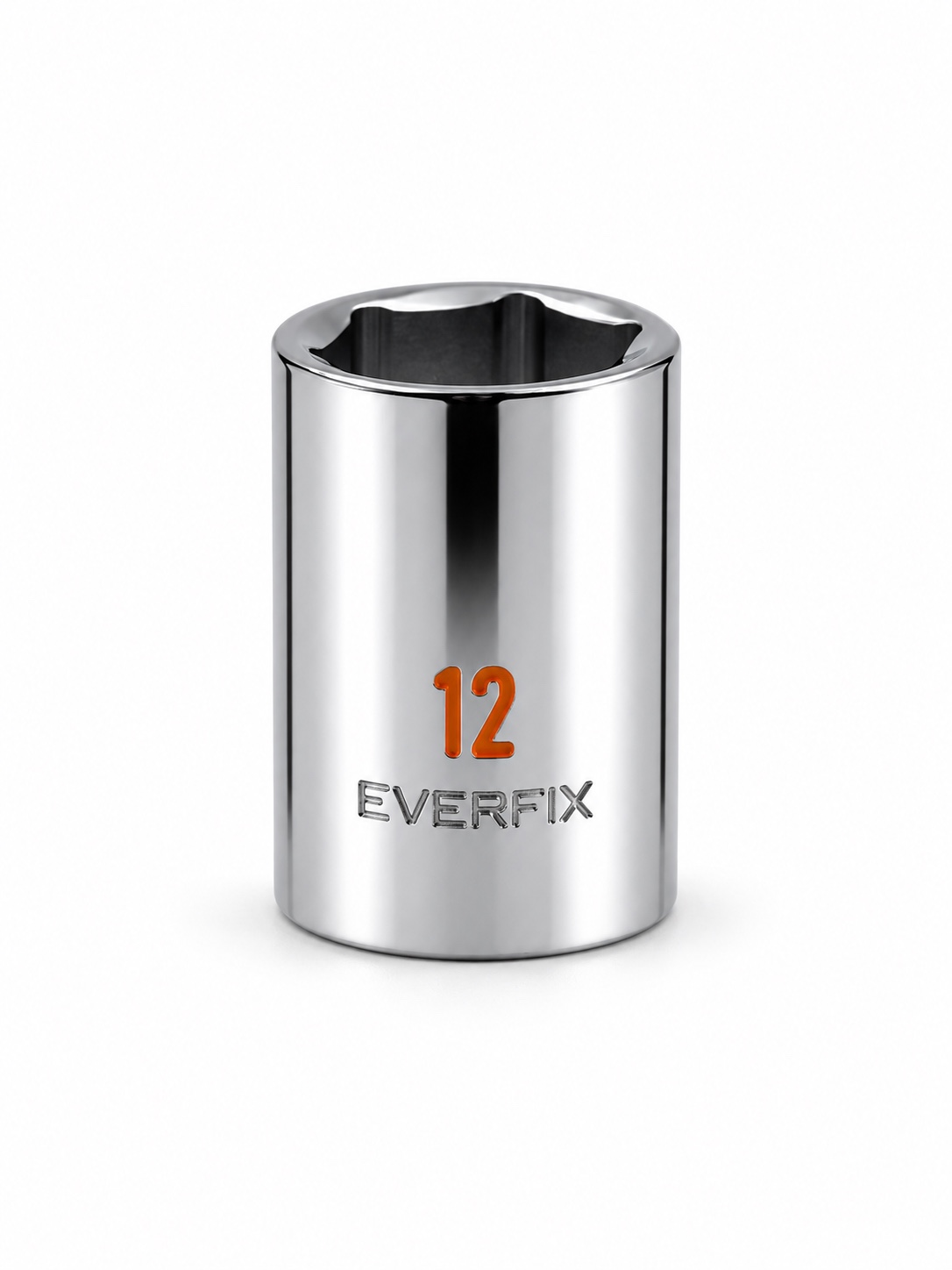 LY Tools 1/4-inch chrome 6-point short socket · 12 mm