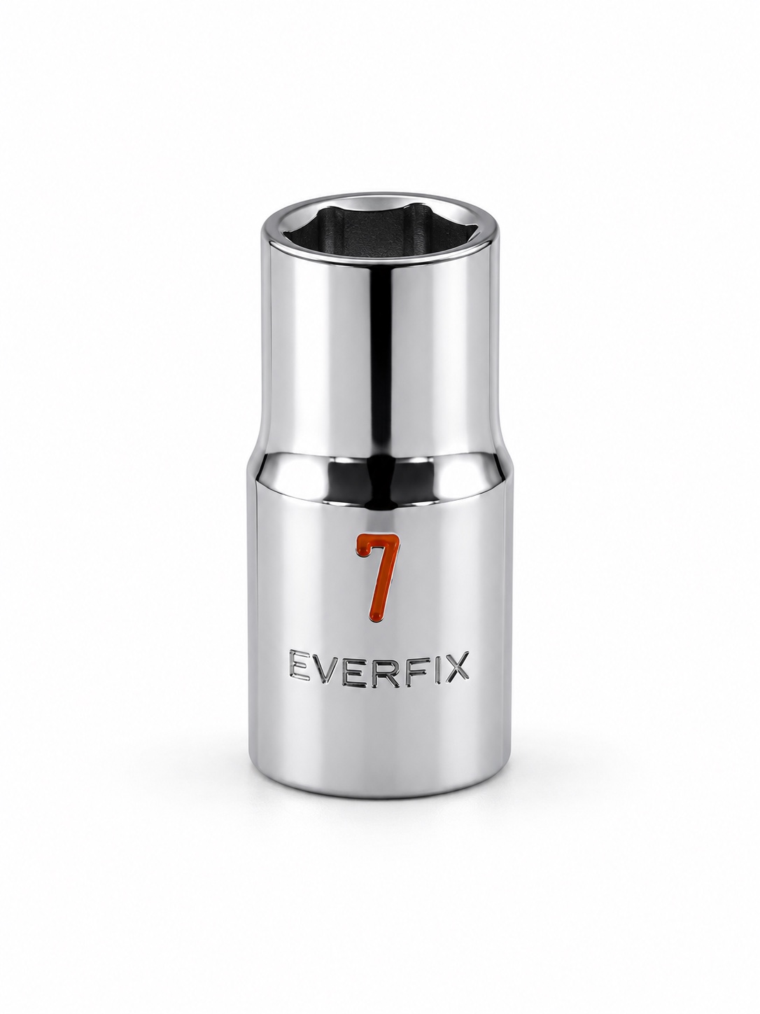 LY Tools 1/4-inch chrome 6-point short socket · 7 mm