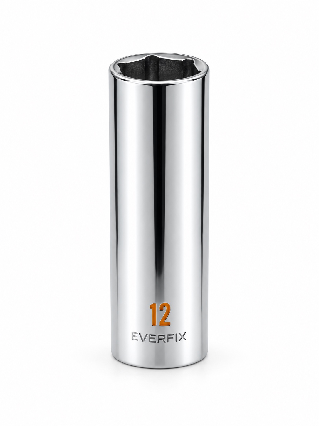 LY Tools 1/4-inch chrome 6-point deep socket · 12 mm