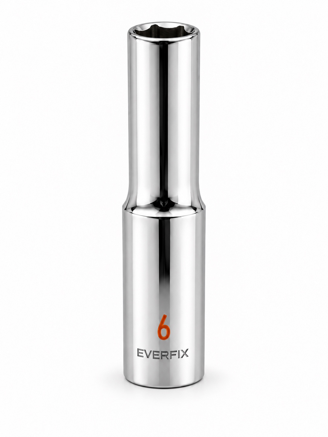 LY Tools 1/4-inch chrome 6-point deep socket · 6 mm
