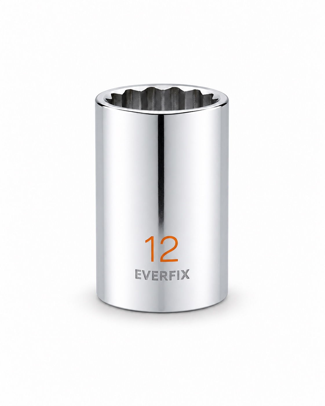 LY Tools 1/4-inch chrome 12-point short socket · 12 mm