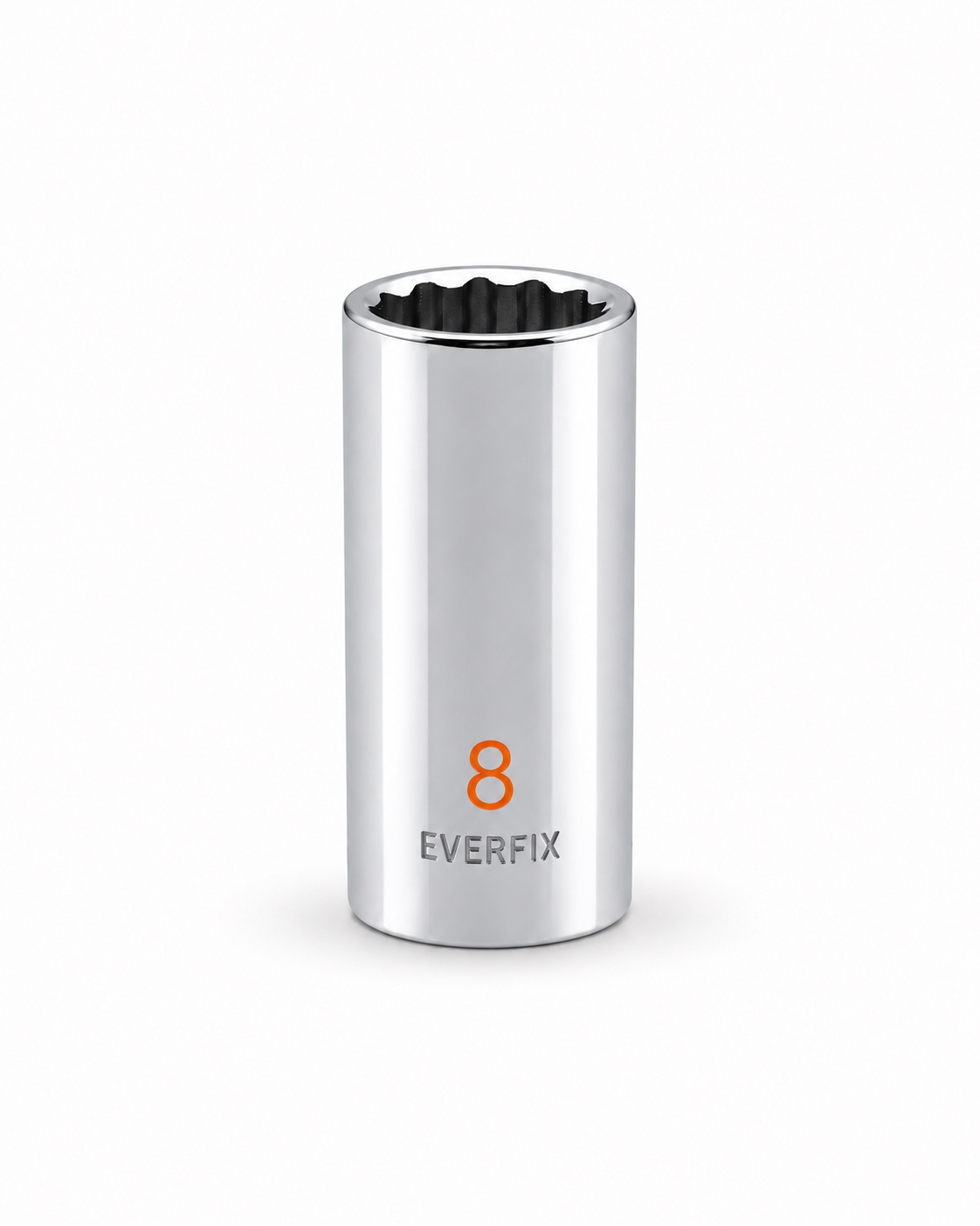 LY Tools 1/4-inch chrome 12-point short socket · 8 mm